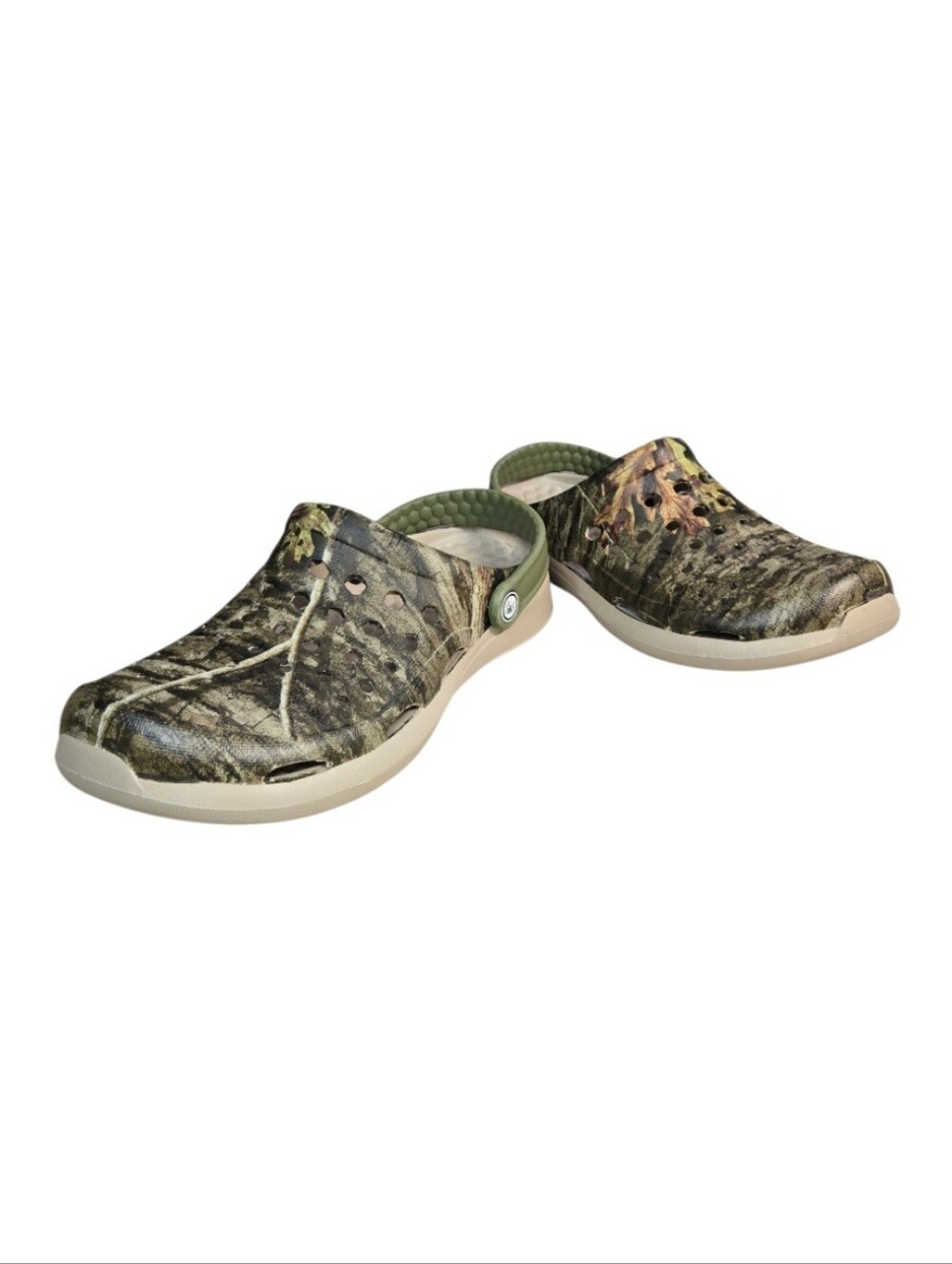 Joybees Unisex Active Clog Sandals in Mossy Oak Camo, Size 7 Men, 9 Women New!!